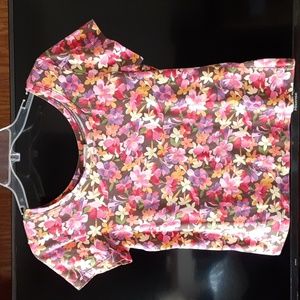 Talbots floral tee